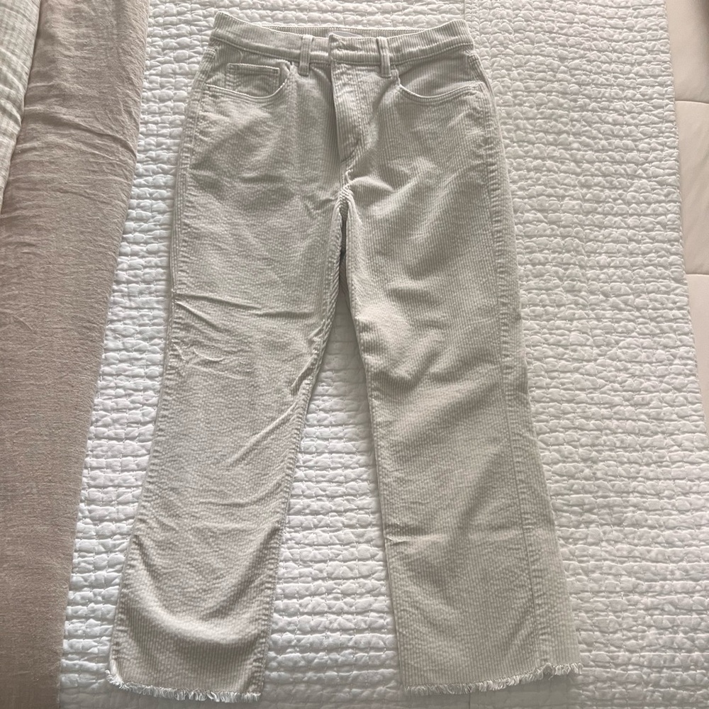 Cream Corduroy Pants
